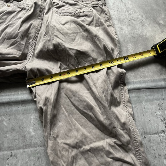 Mountain Khakis Teton Twill Pants Mens 35x32 Hiking Outdoor Beige 100% Cotton - Picture 11 of 12